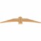Ekena Millwork Bellingham Timber Gable Bracket, Western Red Cedar, 60"W x 12"H x 1 1/2"D x 5 1/2"F, 5/12 Pitch GBW060X12X0206BEL00SWR - alternate 3